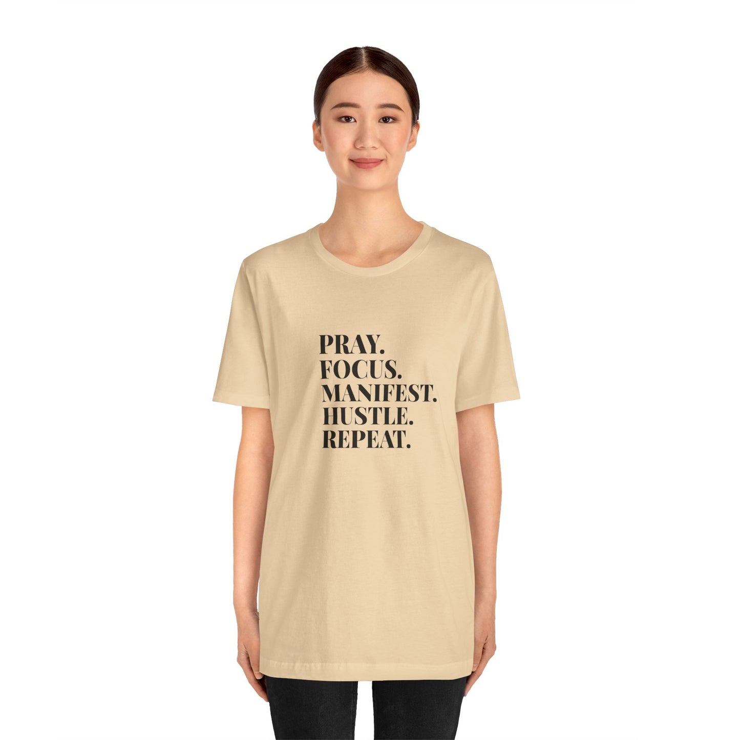 Pray and focus Sleeve Tee