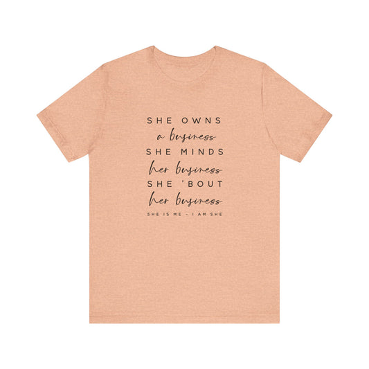 Business owner Short Sleeve Tee