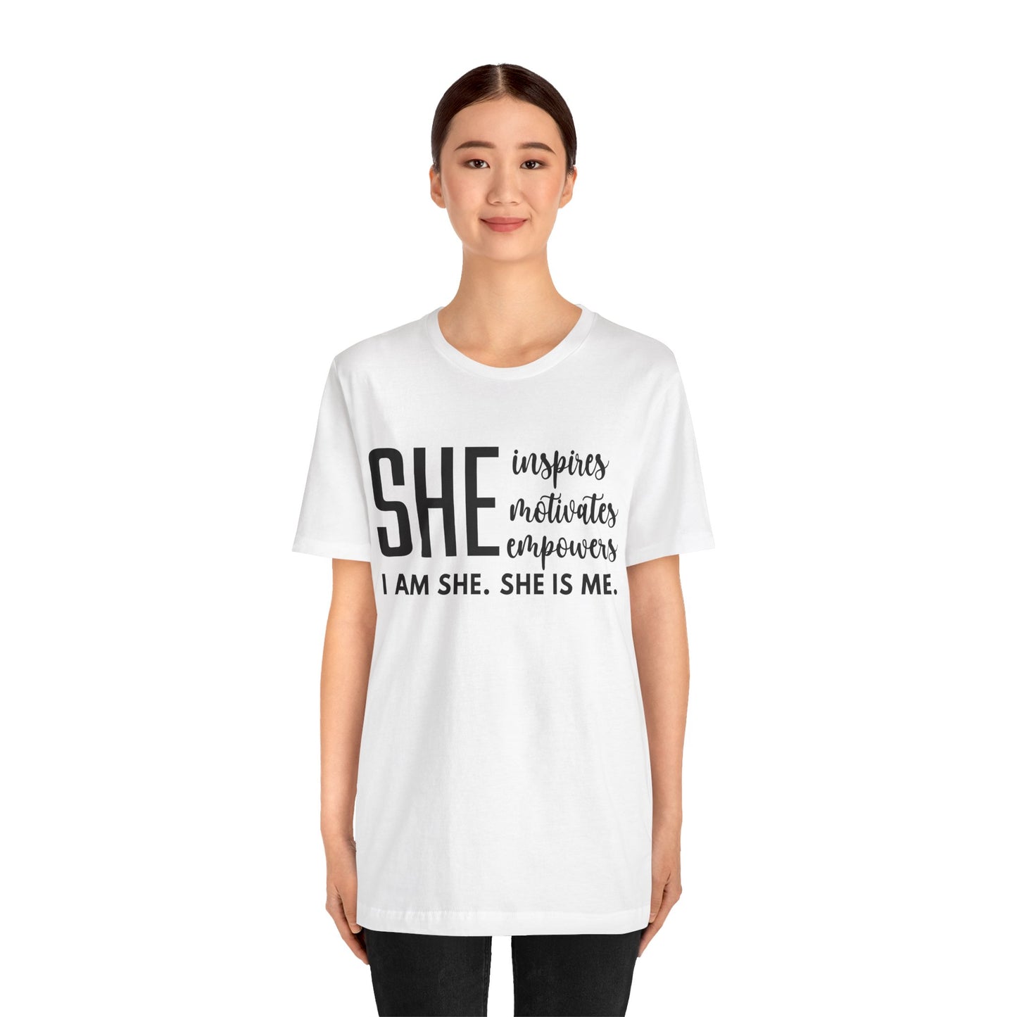 I am she Short Sleeve Tee